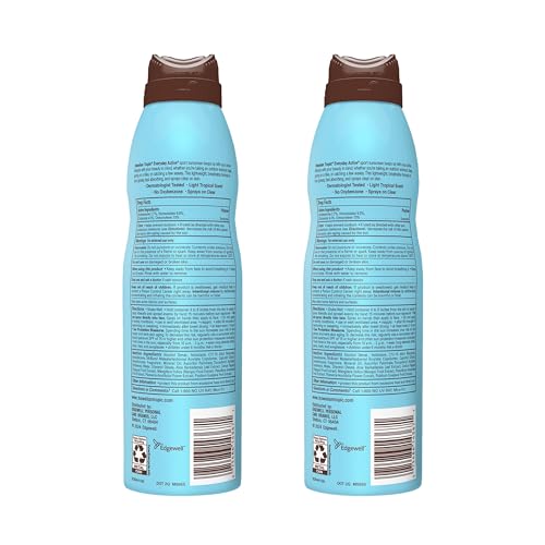Hawaiian Tropic Everyday Active Spray Sunscreen SPF 50 | Body Sunscreen Spray SPF 50, Sunblock, Oxybenzone Free, 6oz each Twin Pack - Image 9
