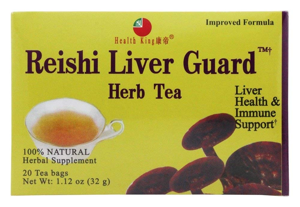 Health King Reishi Liver Guard Herb Tea - 20 Tea Bags - Image 3