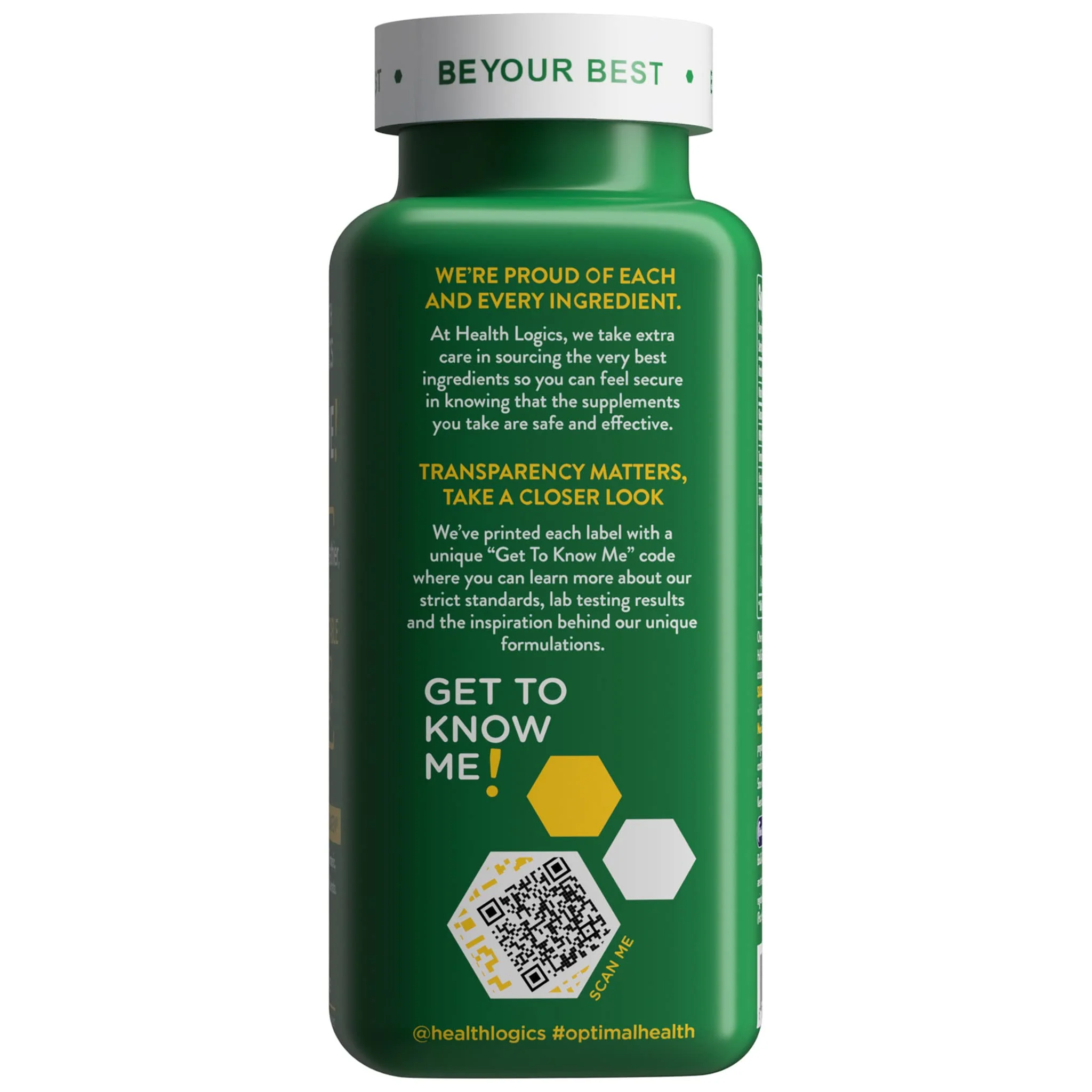Health Logics Move! Healthy Joints with BioCell Collagen, Glucosamine, MSM, Vitamin C, Turmeric Extract 95% Curcuminoids, Boswellia Serrata | Support Joint Comfort | Non-GMO | 90 Capsules - Image 5