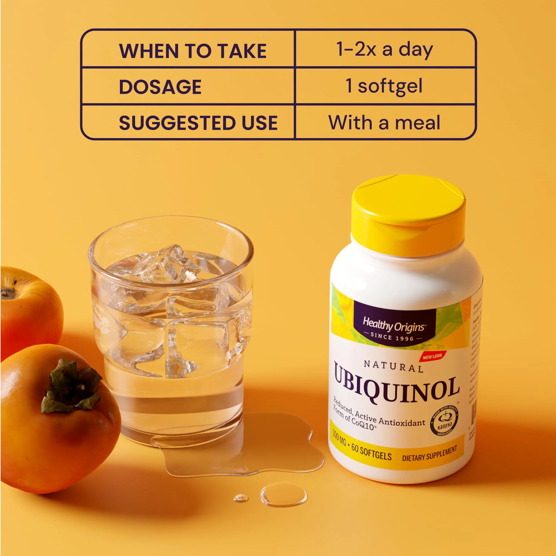 Healthy Origins Ubiquinol 100 mg, 150 Softgels - Featuring Kaneka QH Clinically Studied Active Form of CoQ10 - Supports Cardiovascular Function, Cellular Energy Production & Heart Health - Image 5