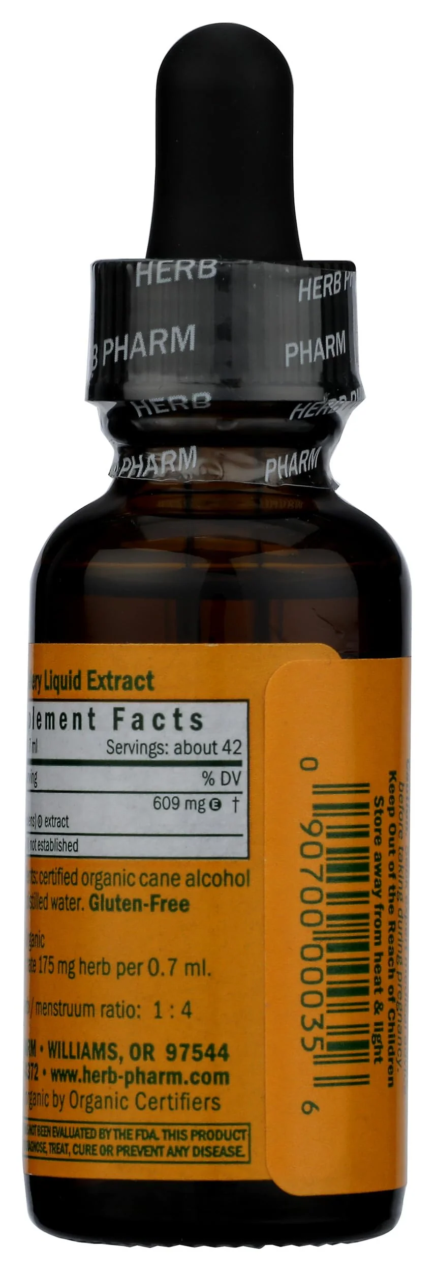 Herb Pharm Certified Organic Celery Seed Liquid Extract for Urinary System Support - 1 Ounce (090700000356) - Image 6