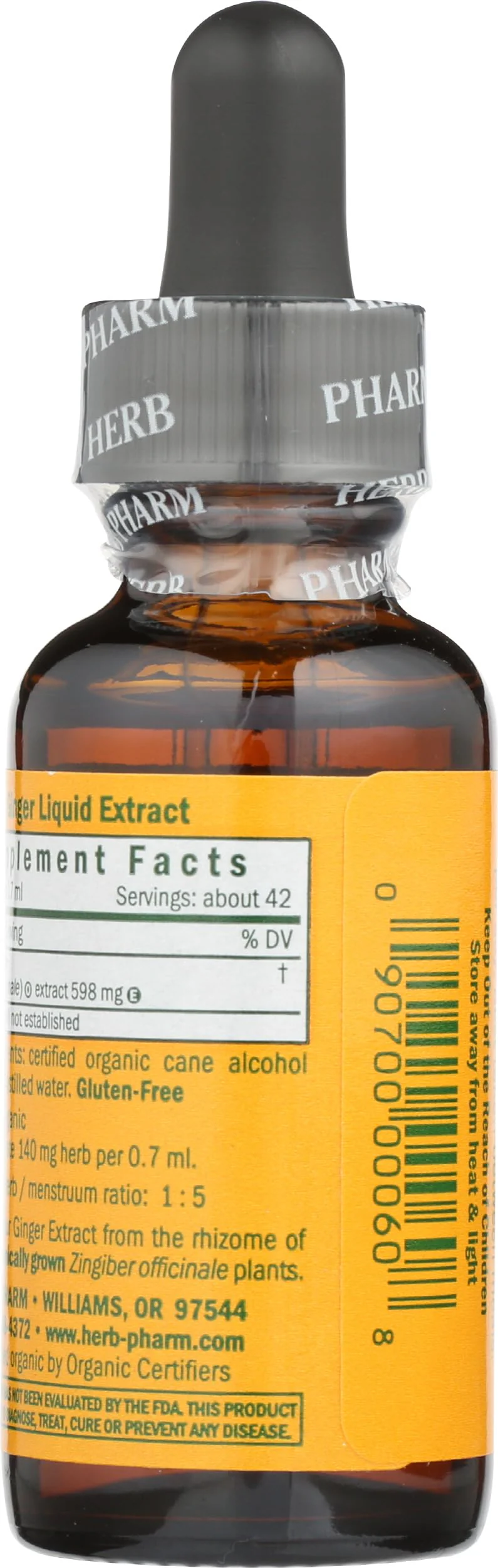 Herb Pharm Certified Organic Ginger Liquid Extract for Digestive Support - 1 Ounce - Image 9