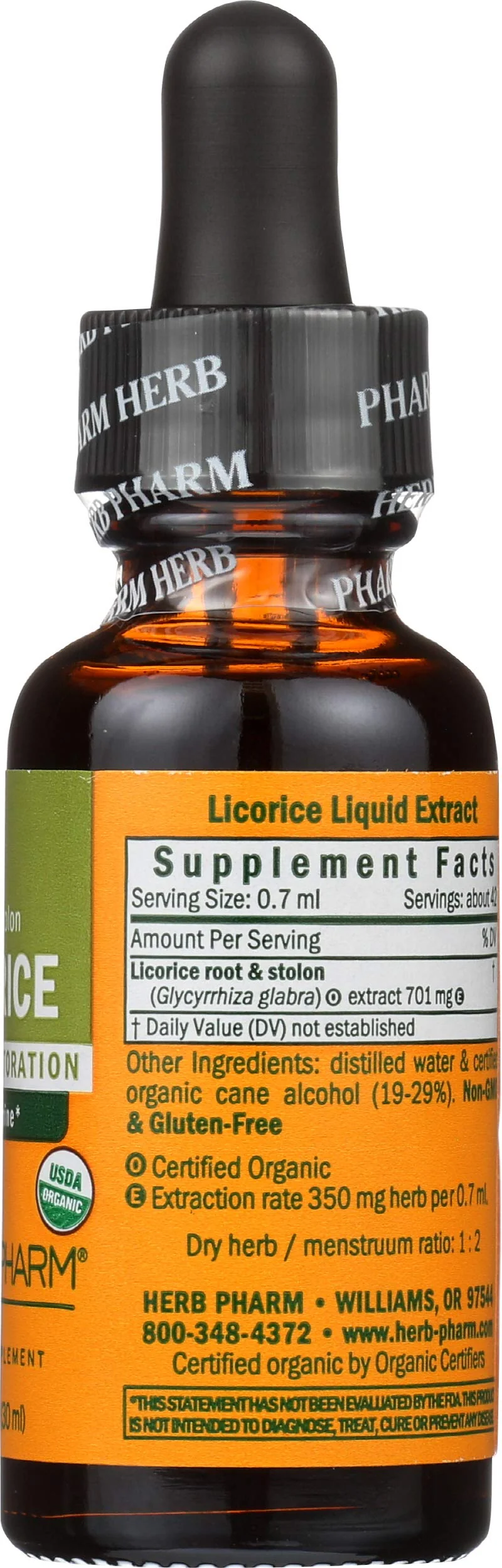 Herb Pharm Certified Organic Licorice Liquid Extract for Endocrine System Support - 1 Ounce (DLIC01) - Image 4