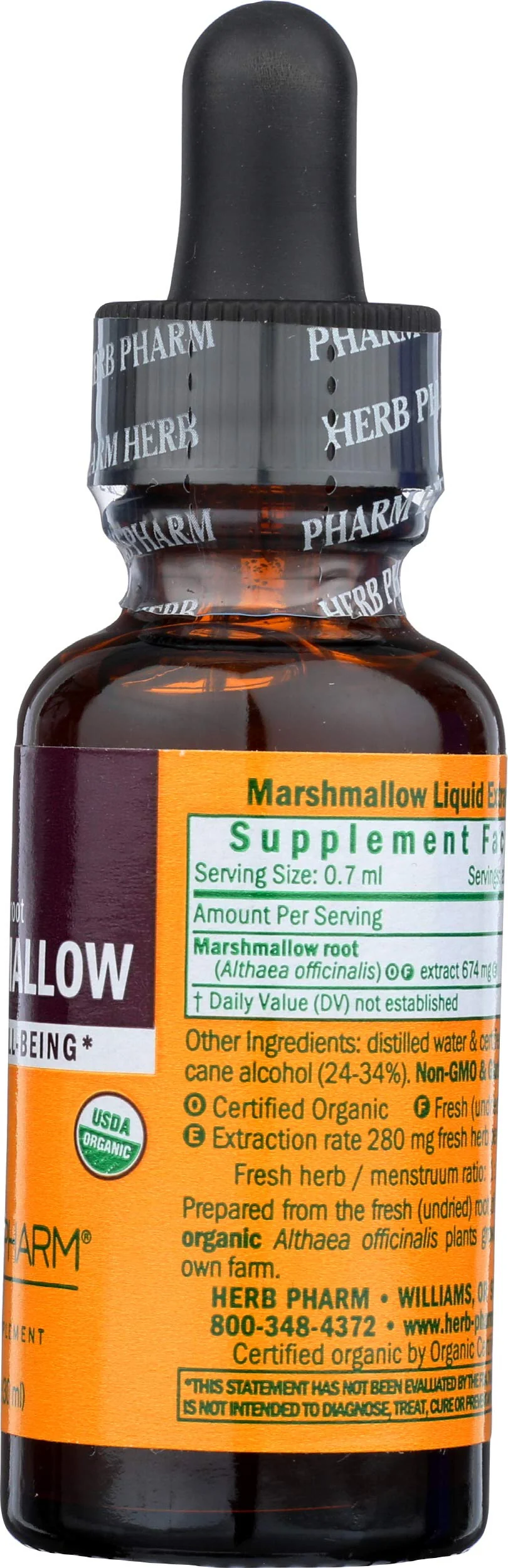 Herb Pharm Certified Organic Marshmallow Liquid Extract - 1 Ounce - Image 4