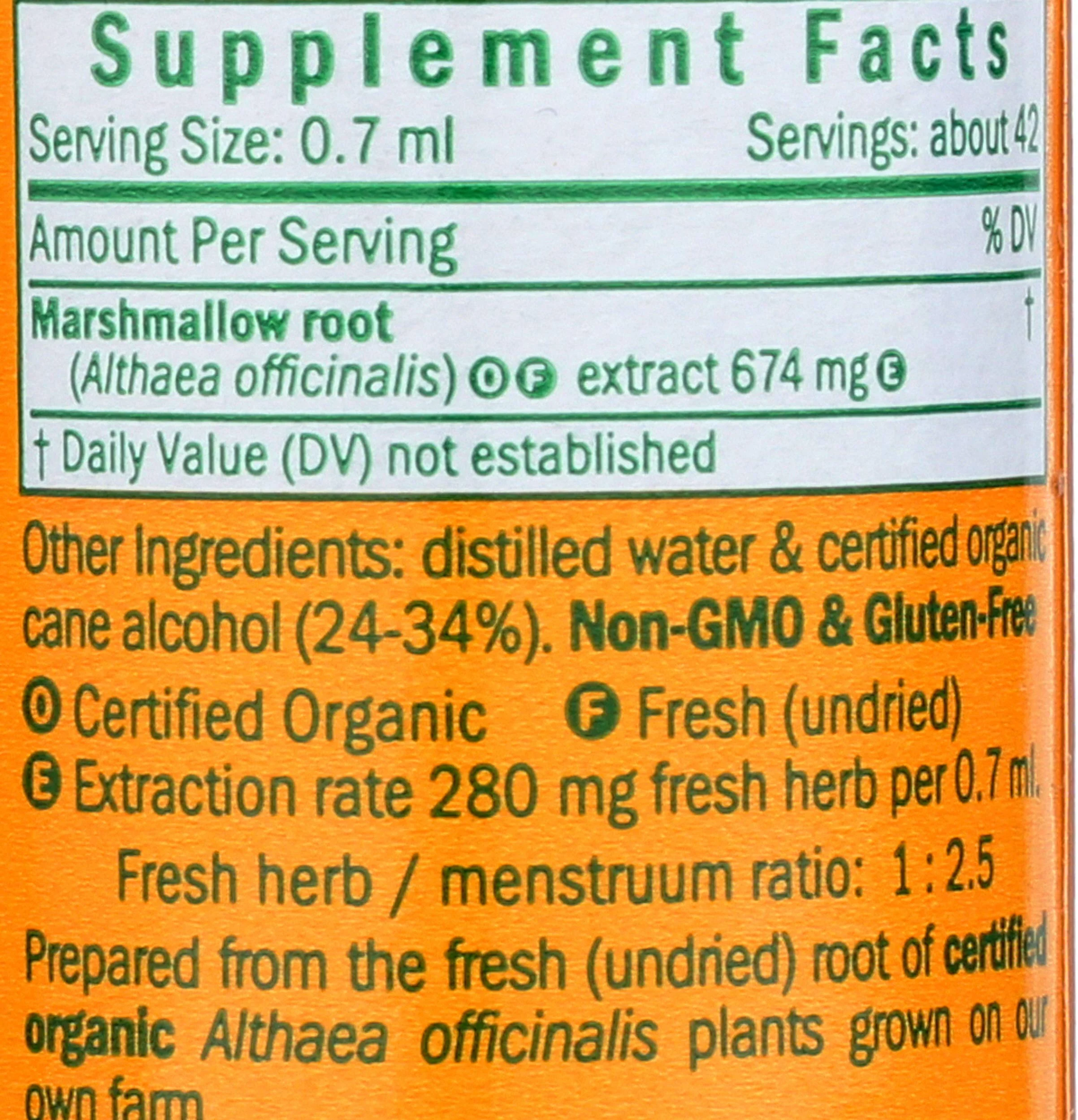 Herb Pharm Certified Organic Marshmallow Liquid Extract - 1 Ounce - Image 6