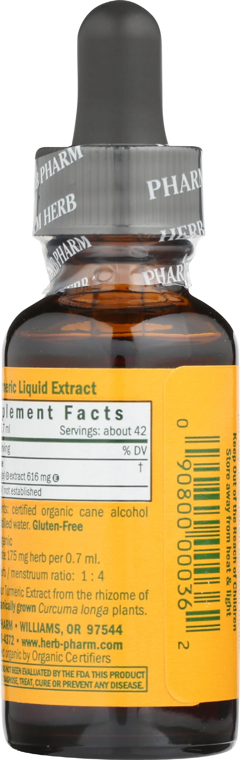 Herb Pharm Certified Organic Turmeric Root Extract for Musculoskeletal System Support - 1 Ounce (DTURM01) - Image 13
