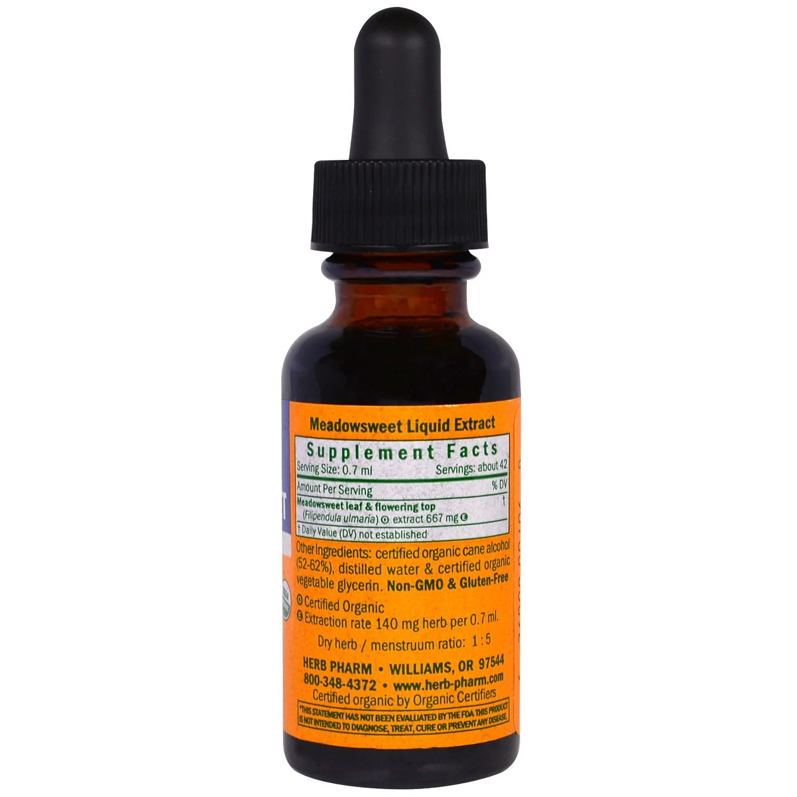 Herb Pharm Dropper Meadowsweet - 1 fl oz - Image 2