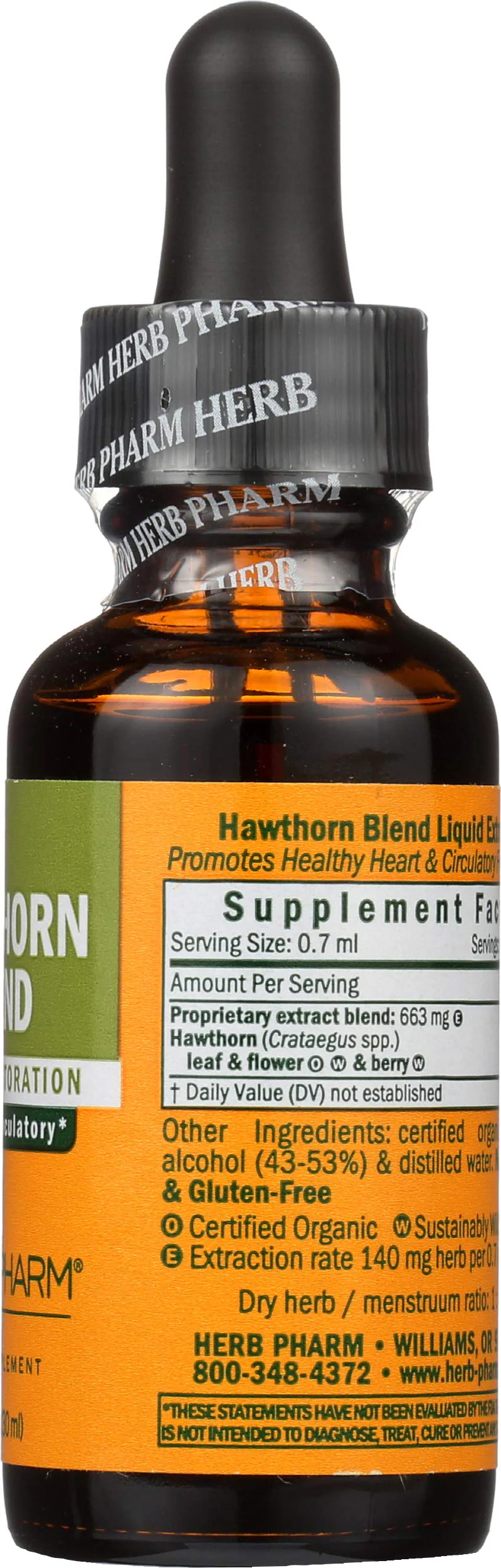 Herb Pharm, Hawthorn Blend, 1 Fl Oz - Image 4