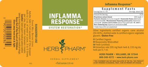 Herb Pharm Inflamma Response Liquid Herbal Formula with Turmeric Liquid Extract - 4 Ounce - Image 2