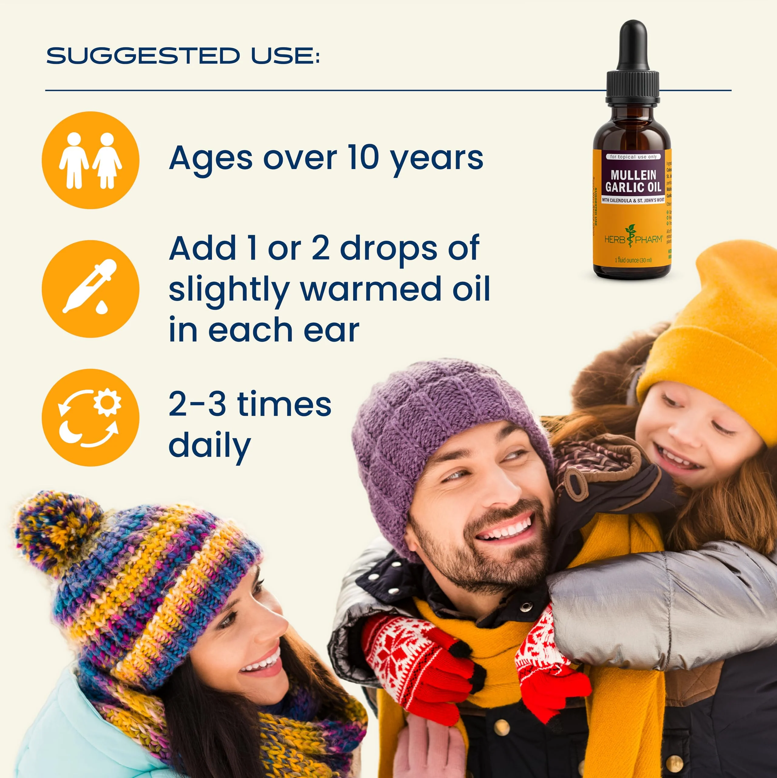 Herb Pharm Mullein Garlic Herbal Oil - contains Calendula, Garlic, Mullein flower, St. John's Wort, Olive Oil, 1 Ounce - Image 7
