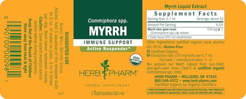 Herb Pharm Myrrh Liquid Extract for Immune System Support - 1 Ounce (DMYRR01) - Image 2