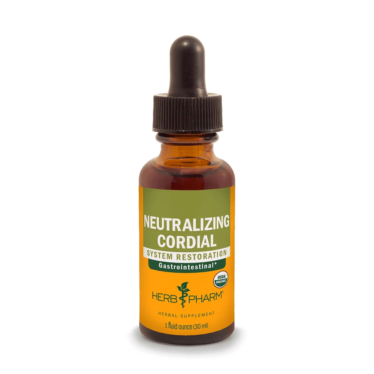 Herb Pharm Neutralizing Cordial Liquid Herbal Formula for Digestive System Support - 1 Ounce