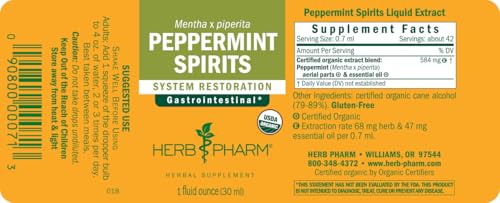 Herb Pharm, Peppermint Spirits Organic, 1 Fl Oz - Image 2