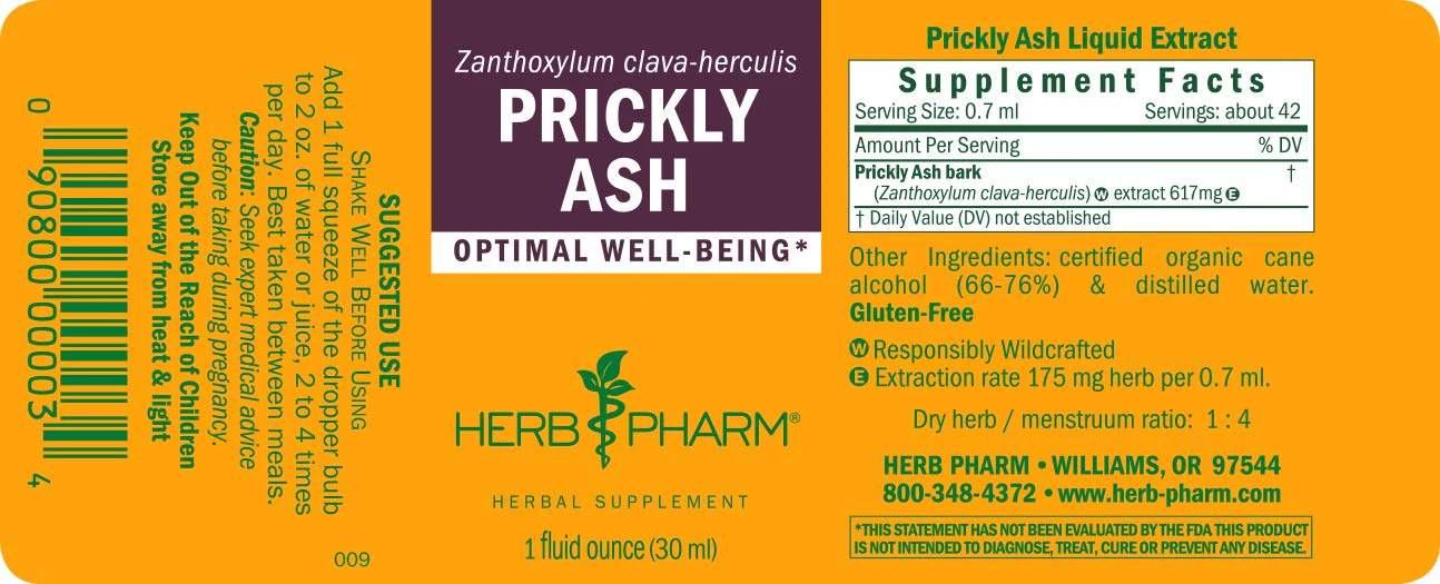 Herb Pharm Prickly Ash Liquid Extract - 1 Ounce - Image 4