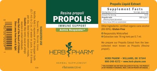 Herb Pharm Propolis Liquid Extract for Immune System Support - 4 Ounce - Image 2