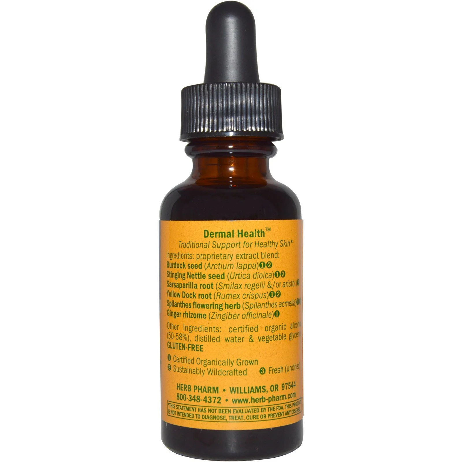Herb Pharm Skin Health Liquid Herbal Formula for Healthy Skin, 1 Fl Oz - Image 2