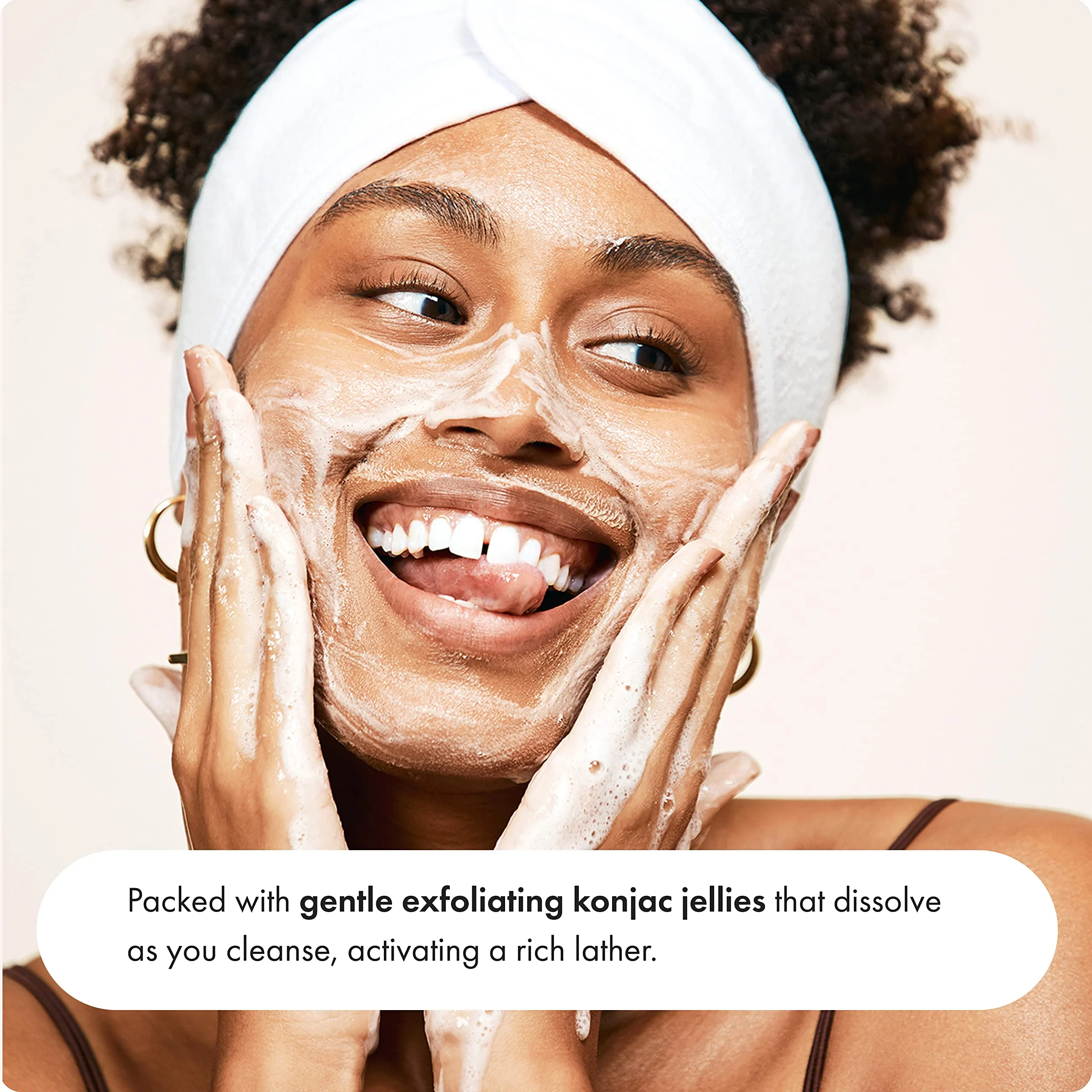 Hero Cosmetics Clear Collective Exfoliating Jelly Cleanser - Gentle Daily Foam Facial Cleanser, Removes Oil and Dead Skin, Fragrance and Paraben Free (5.07 fl oz) - Image 6