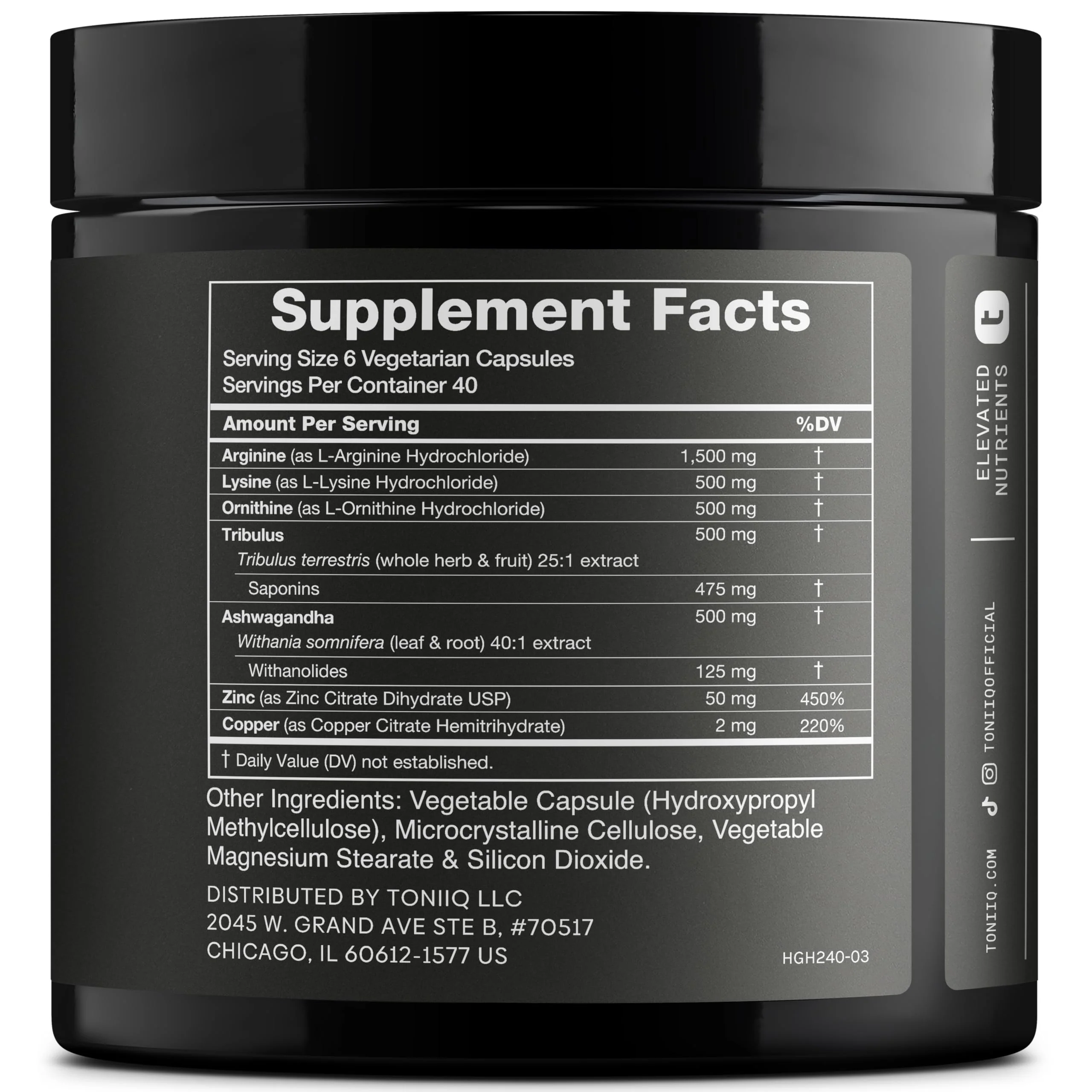 HGH Supplements for Men & Women (240 Count) 3,550mg+ Support Muscle Growth & Healthy Levels of Human Growth Hormone for Men, with High-Purity Arginine, Ornithine, Lysine, Tribulus, and Ashwagandha TQ - Image 9