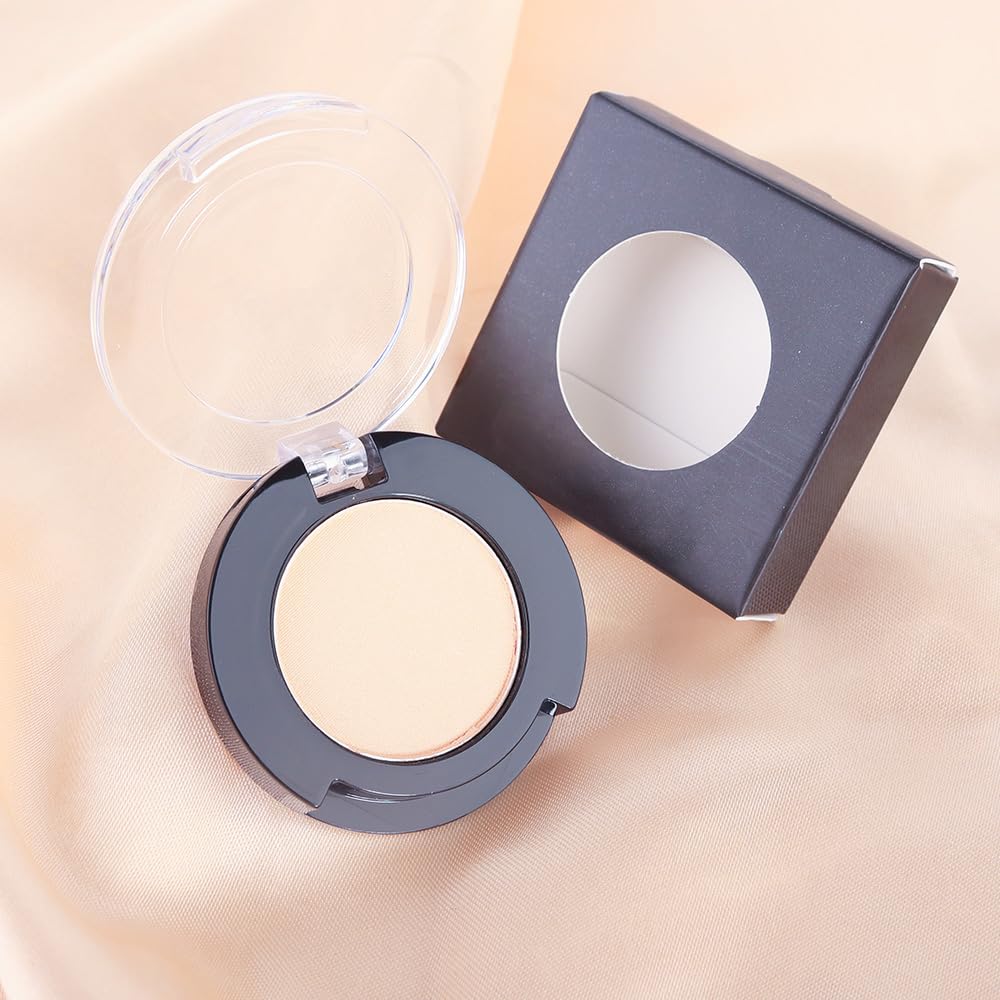HHLTOH Neutral Light Nude Beige White Single Matte Eye Shadow Palette Naked Eyeshadow Palette Makeup for Old Women de sombras de ojos Natural Vegan Eyeshadow for Eyes Long Lasting Naturing-Looking #11 - Image 2