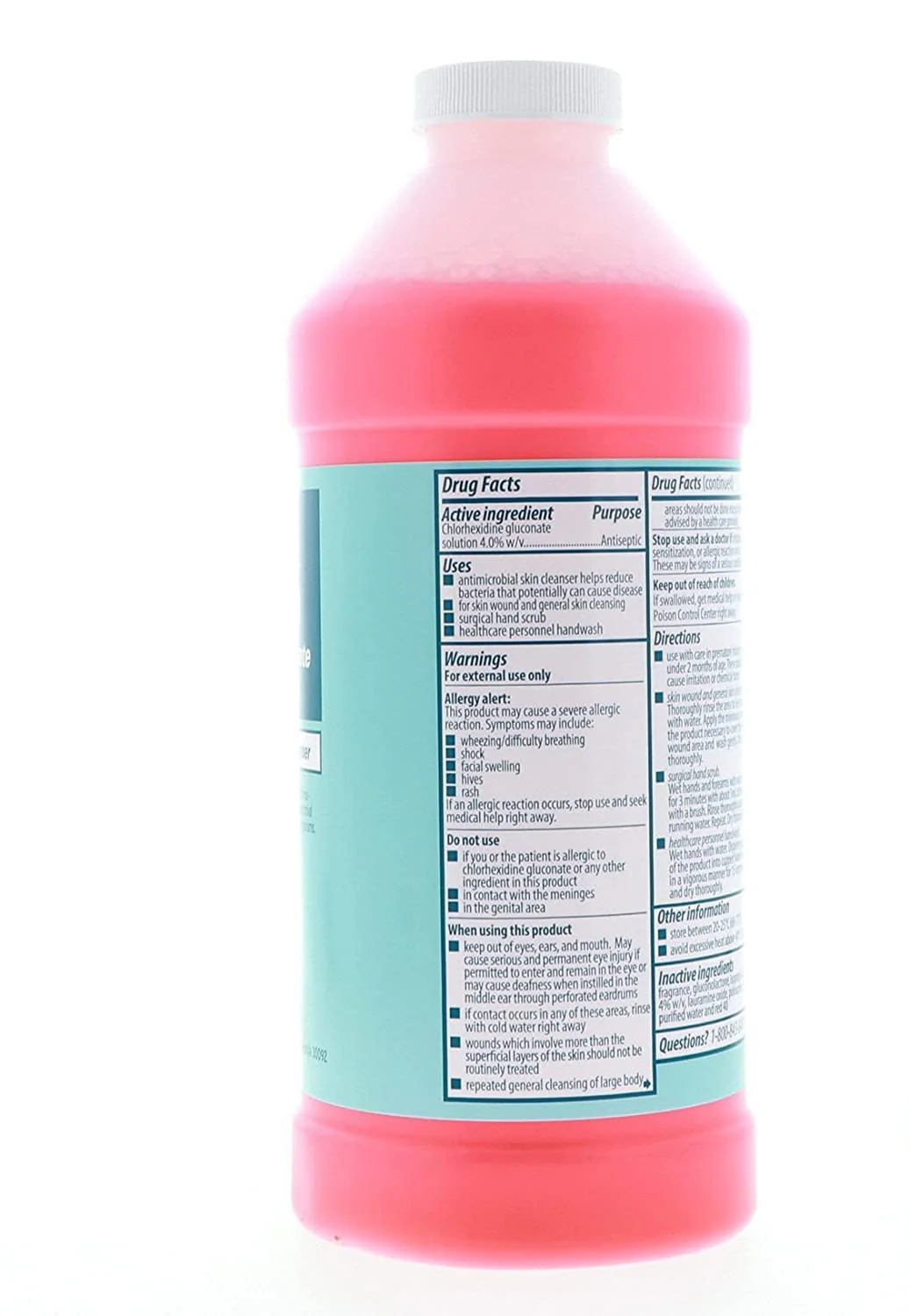 Hibiclens Antimicrobial Skin Liquid Soap,32 Fluid Ounce (Pack of 2) - Image 3