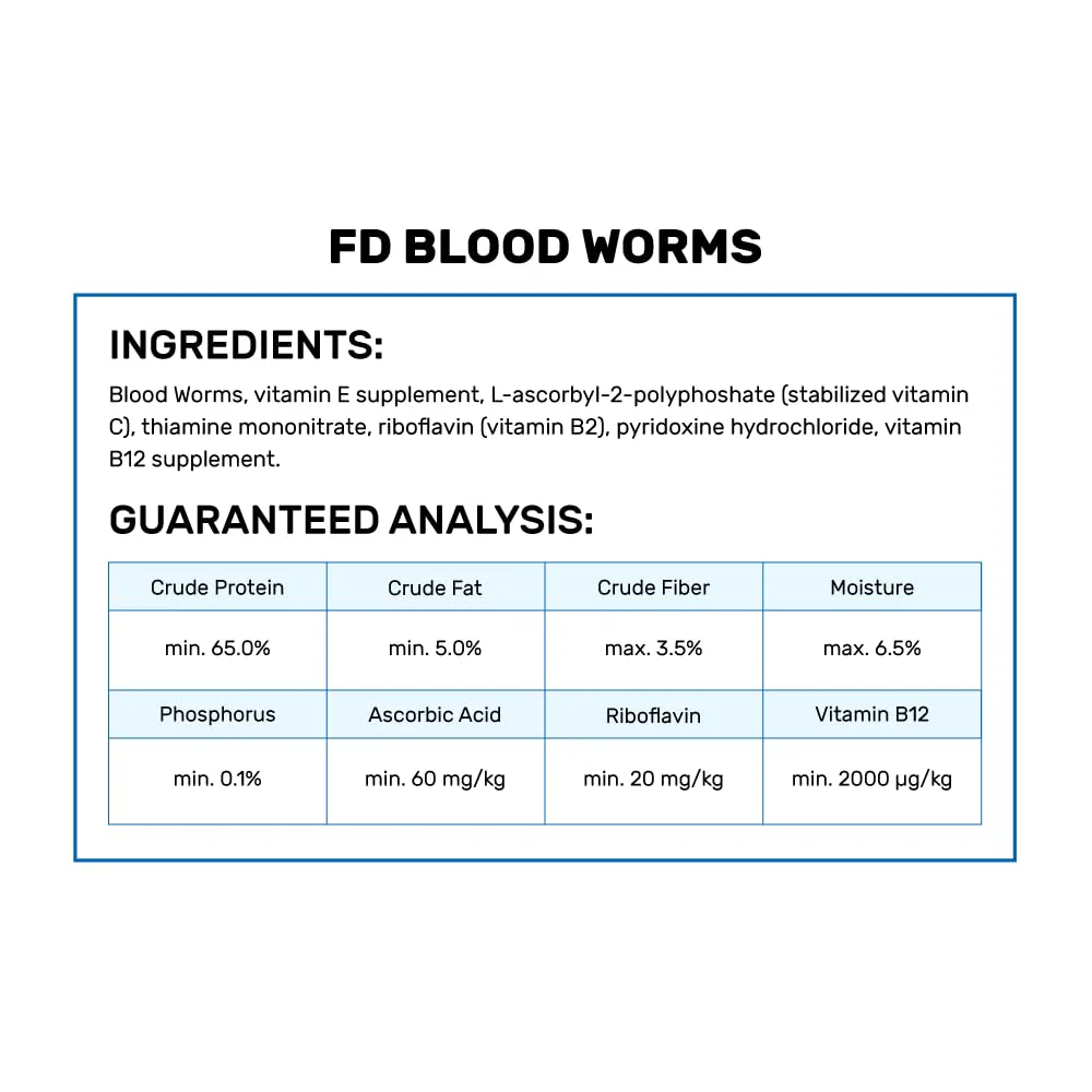 Hikari Bio-Pure Freeze Dried Blood Worms for Pets, 0.42-Ounce - Image 3