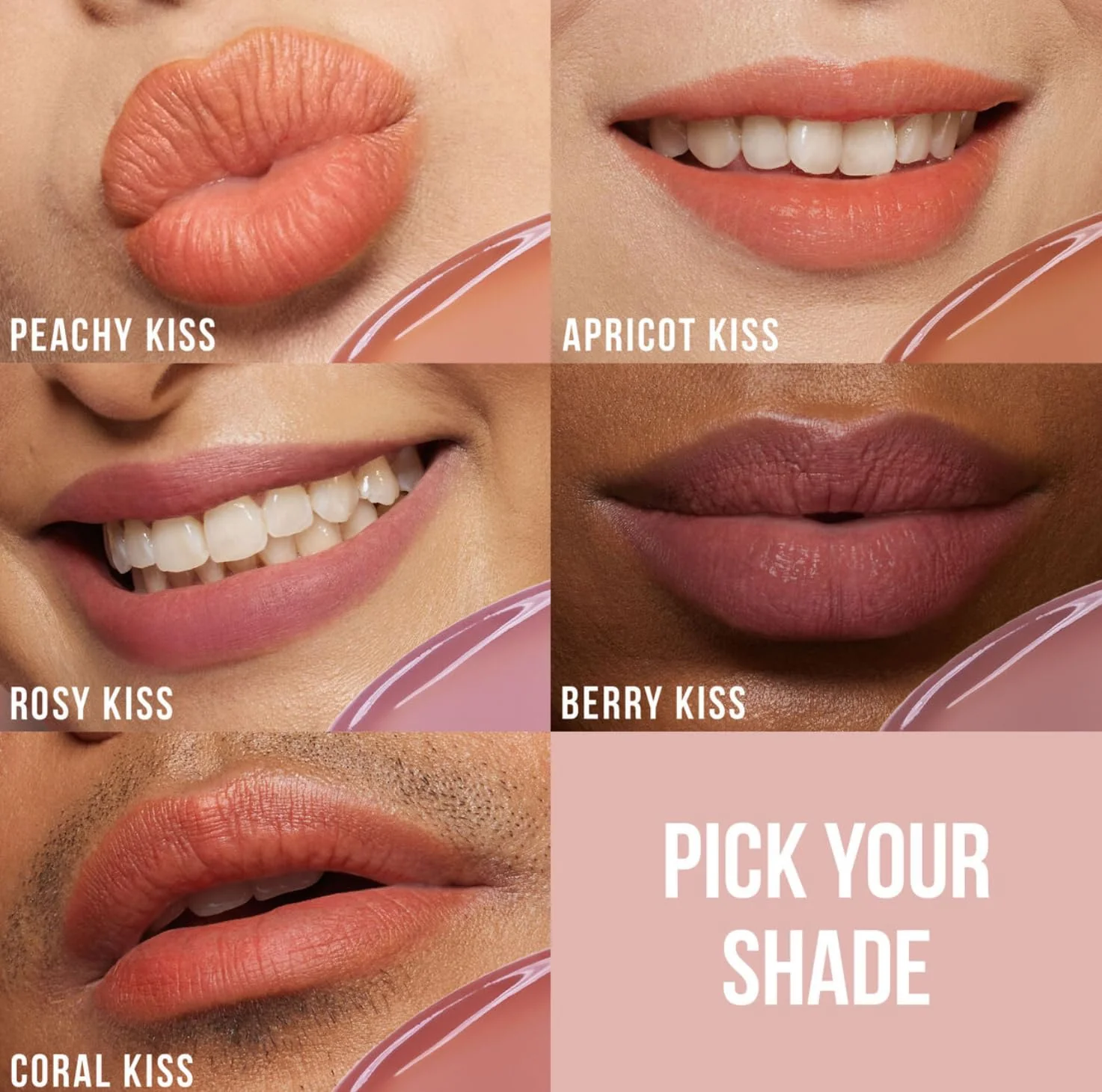 HUDA BEAUTY Lip Blush Cream Lip & Cheek Stain Rosy Kiss - Image 2