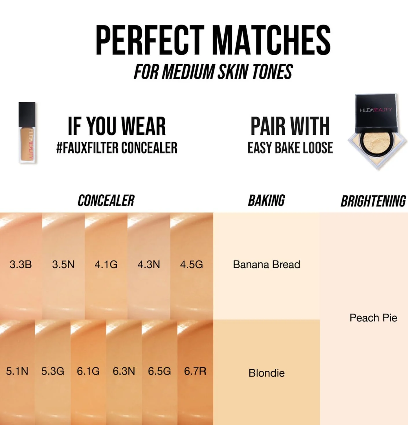 HUDA BEAUTY Mini Easy Bake Loose Baking & Setting Powder Banana Bread - Image 4