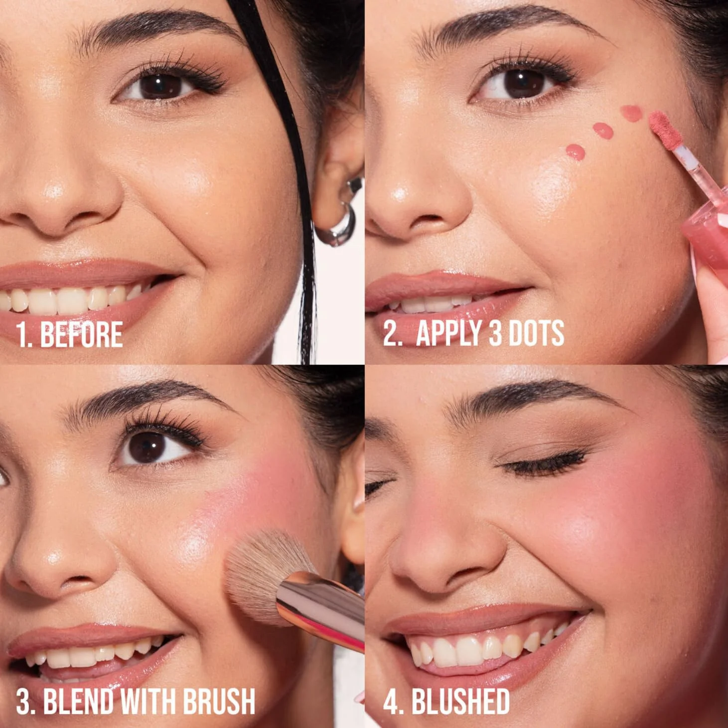 Huda Blush Filter Liquid Blush - Peach Sorbet (Peachy Tangerine) - 0.15 fl oz / 4.5 mL - Image 5