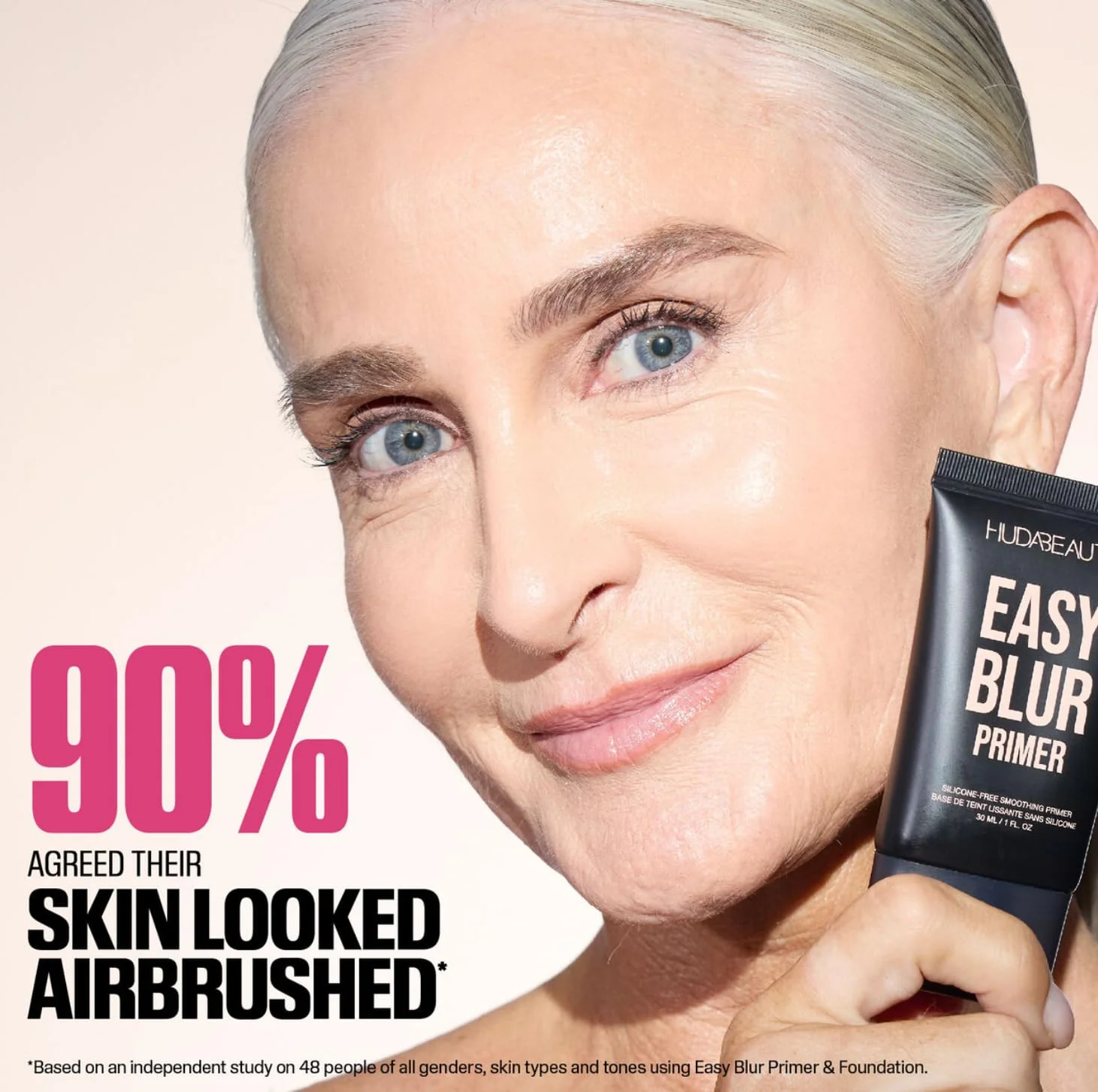 Huda Easy Blur Primer Silicone-Free Smoothing Primer - 1 fl oz / 30 mL - Image 3