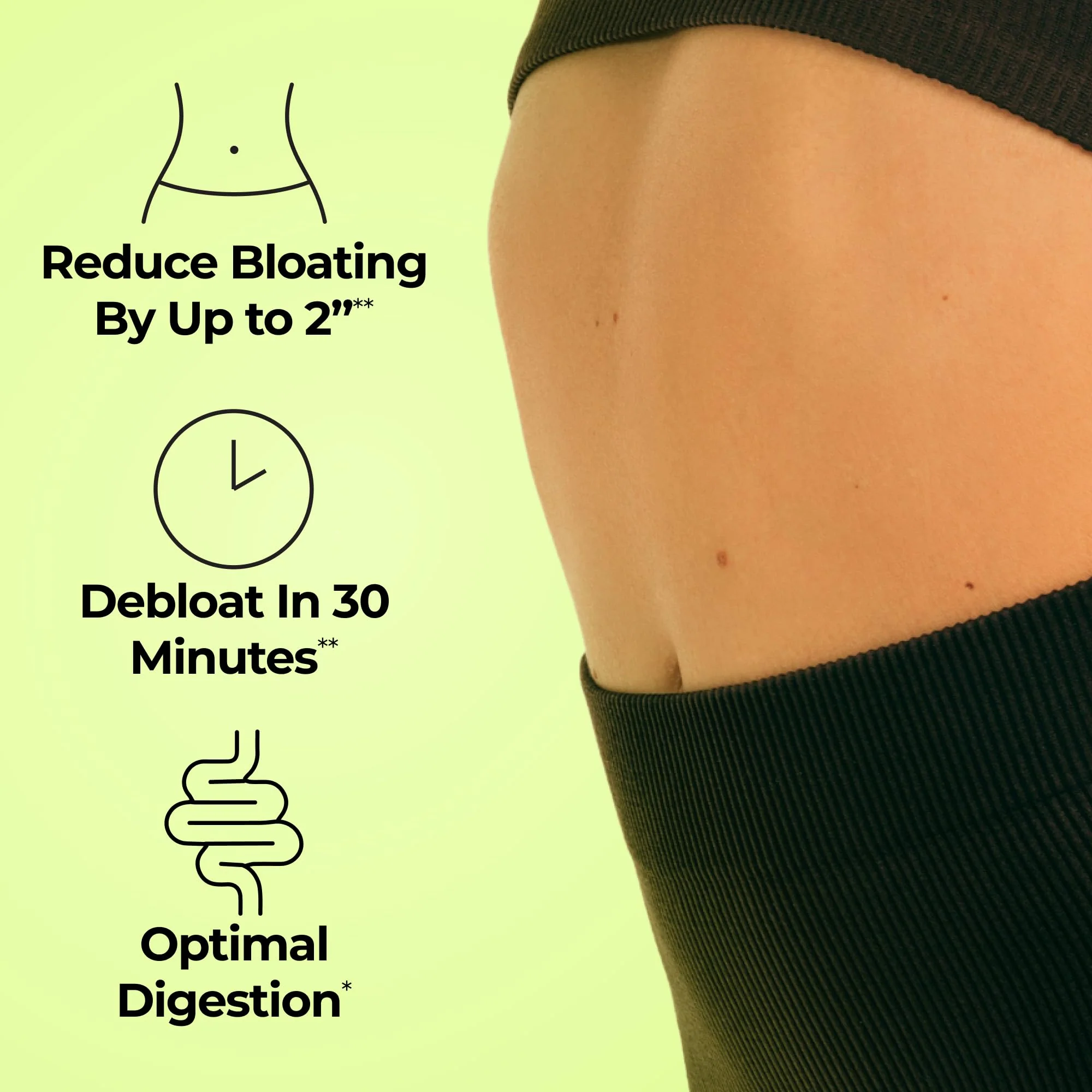 HUM Flatter Me Digestive Enzymes for Women & Men, Digestive Health Bloating Supplement with Ginger & Peppermint Leaf, Fast Acting Anti Bloat Pills Multi Enzyme for Debloating, Vegan, 60 Capsules - Image 9