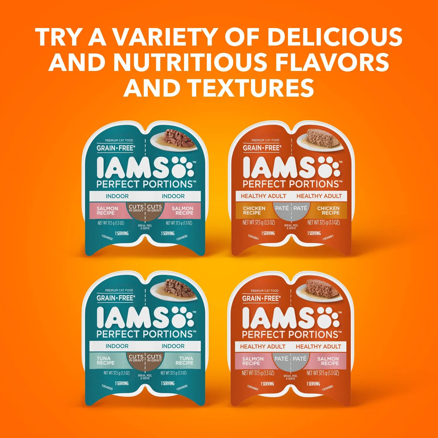 IAMS Perfect Portions Healthy Kitten Grain Free Wet Cat Food, Wet Cat Food Pate Recipe, Chicken Recipe, 2.6 oz. (24 Twin Packs) - Image 2