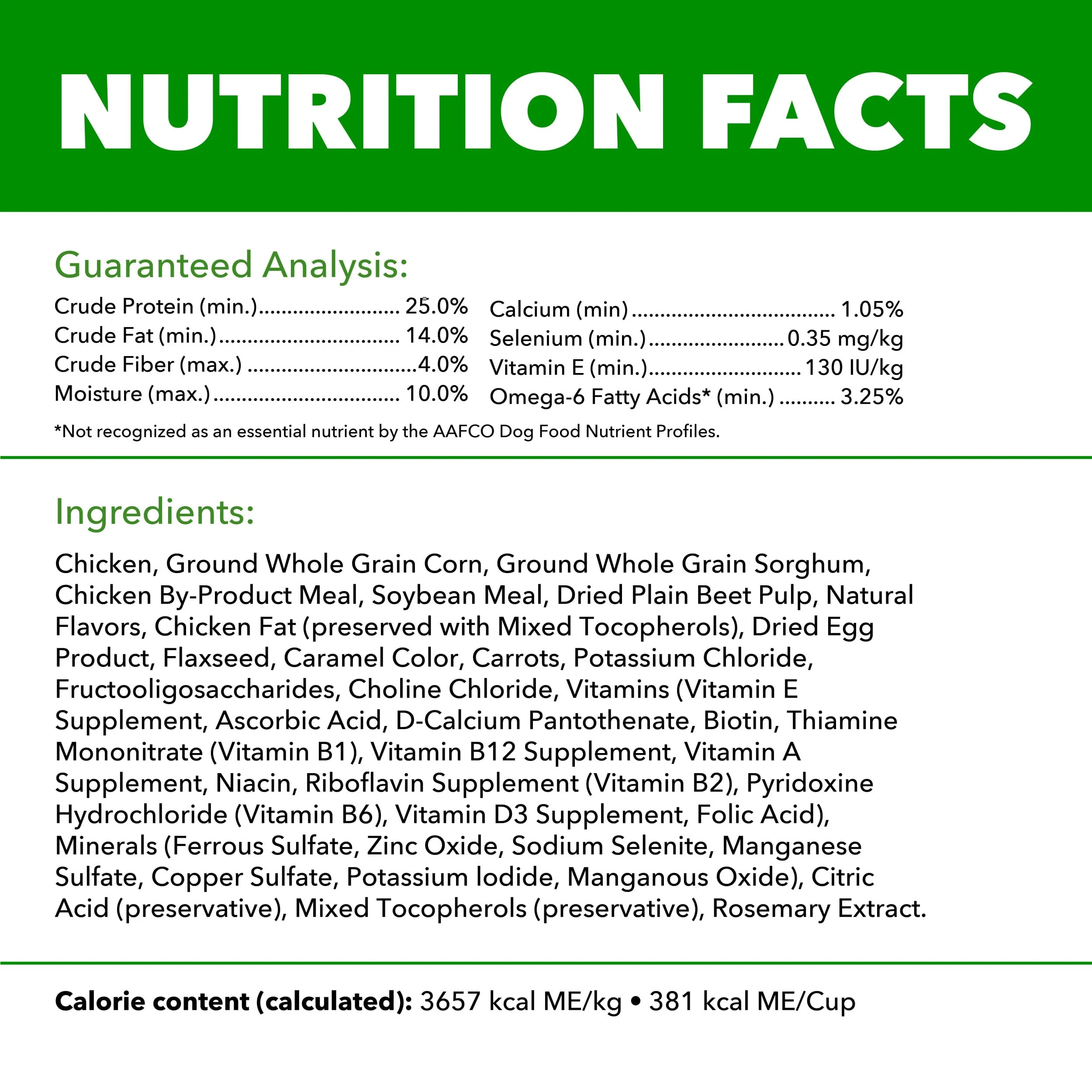 IAMS Proactive Health Minichunks Premium Dry Dog Food, Adult Dog Food Dry Recipe, 7 lb. Bag - Image 3