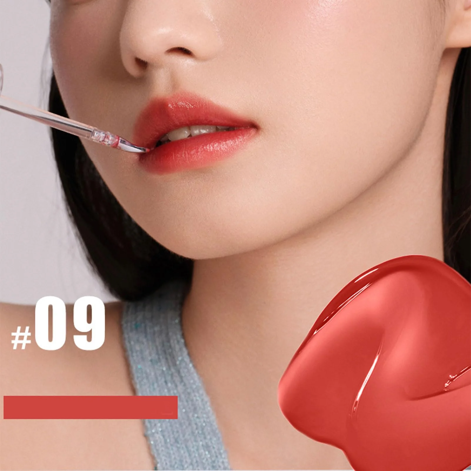 Ice Watery Lip Gloss, Mirror Tea Jelly Light Lip Glaze, Moisturizing Nonstick Liquid Lipstick (#11 Blueberry Bailey's Sweet) - Image 4
