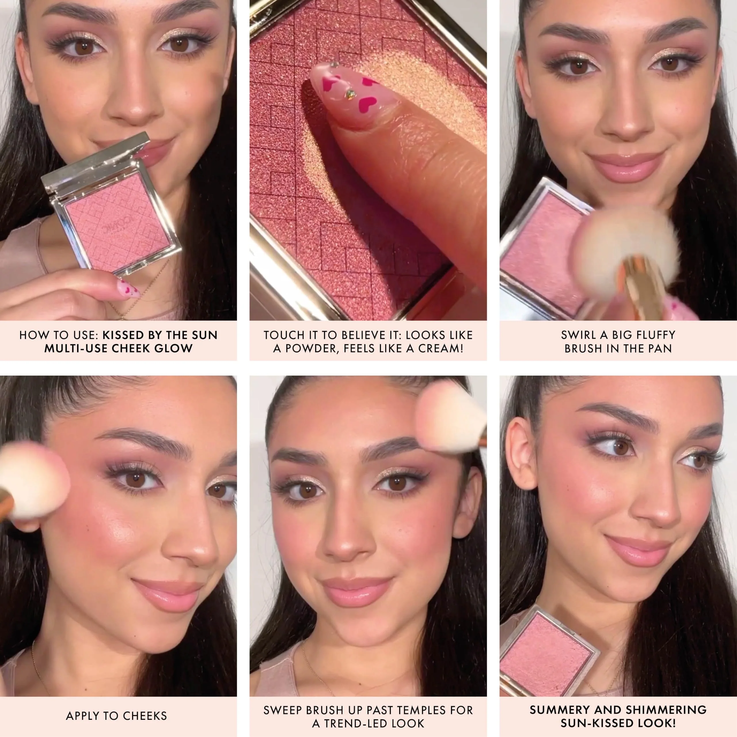 ICONIC LONDON Kissed by the Sun | Multi-Use Blush, Bronzer, & Highlighter, For All Skin Types, Cruelty-Free, Vegan Makeup, (Play Time) 0.17 oz - Image 5