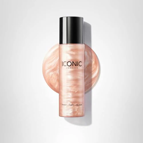 ICONIC LONDON Prep-Set-Glow | Hydrating + Setting + Glowing Spray, 3-in-1 Formula for a Dewy, Radiant Finish, Cruelty-Free, Vegan Makeup, 4.22 Fl oz - Image 2