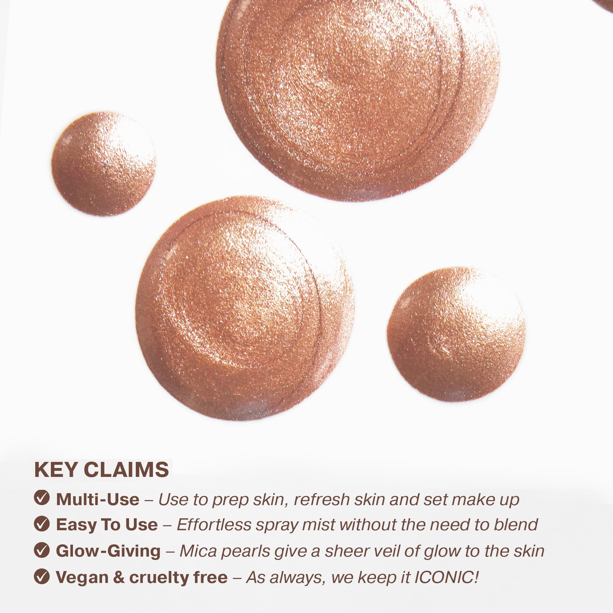 ICONIC LONDON Prep-Set-Glow | Hydrating + Setting + Glowing Spray, 3-in-1 Formula for a Dewy, Radiant Finish, Cruelty-Free, Vegan Makeup, 4.22 Fl oz - Image 7