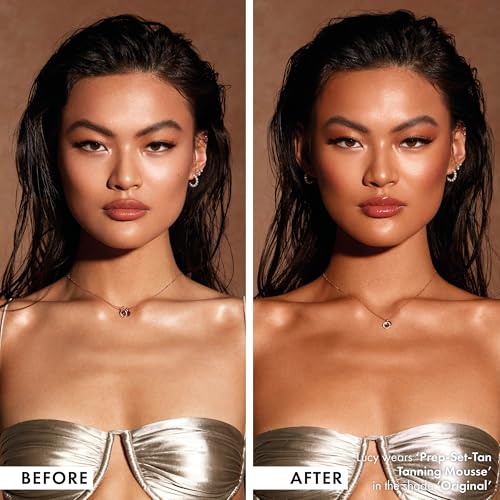 ICONIC LONDON Prep Set Tan Mousse | Long Lasting, Sun Kissed Skin, Bronze Glow, Cruelty-Free, Vegan Makeup, Original - Image 9