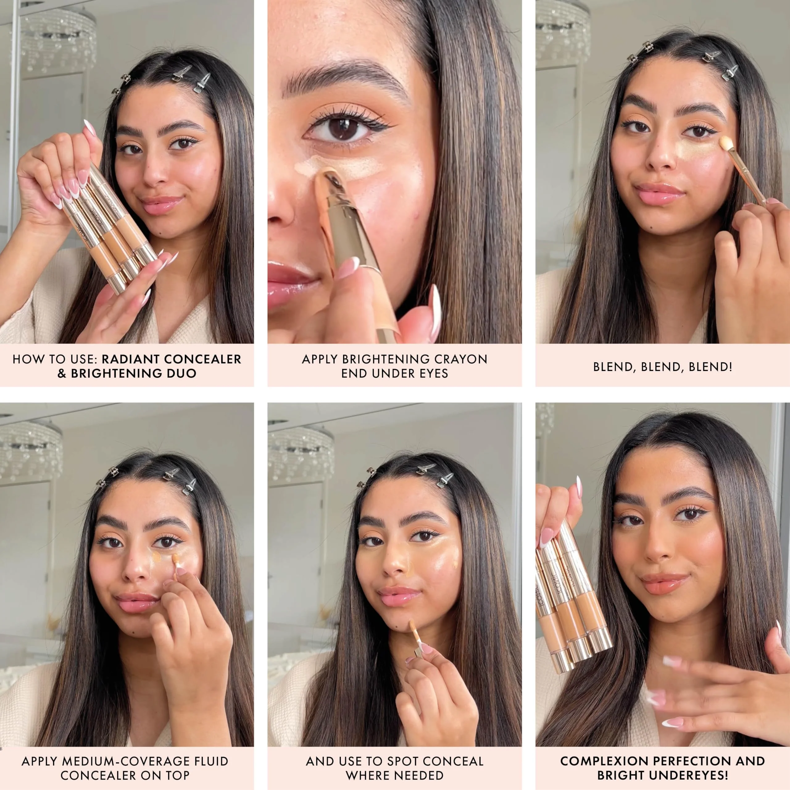 ICONIC LONDON Radiant Concealer & Brightening Duo | Creamy Liquid + Brightening Crayon Dual Ended Concealer, Cruelty Free, Vegan Makeup (Neutral Tan) 0.08 oz - Image 2