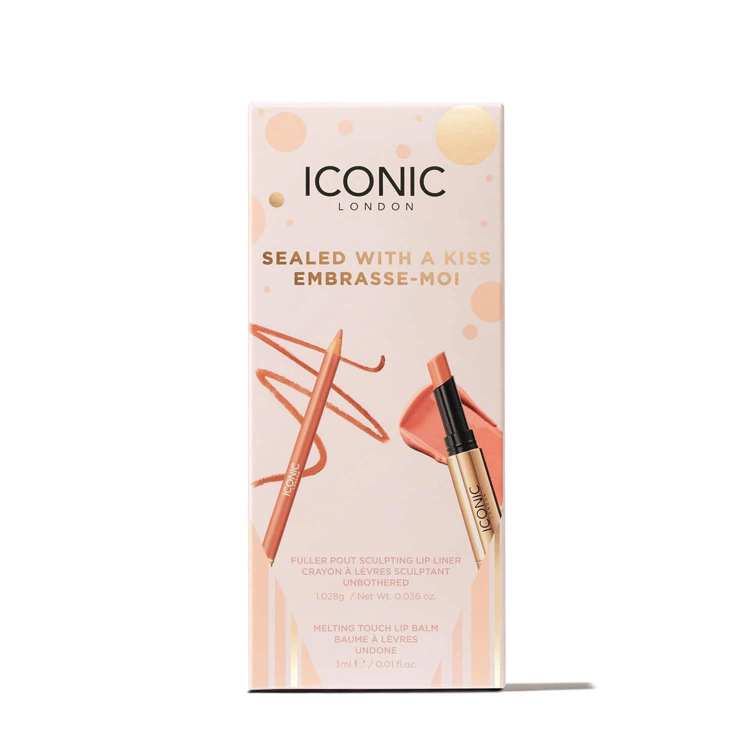 ICONIC LONDON Sealed with a Kiss Gift Set | Includes Melting Touch Lip Balm (Undone) and Fuller Pout Sculpting - Image 4