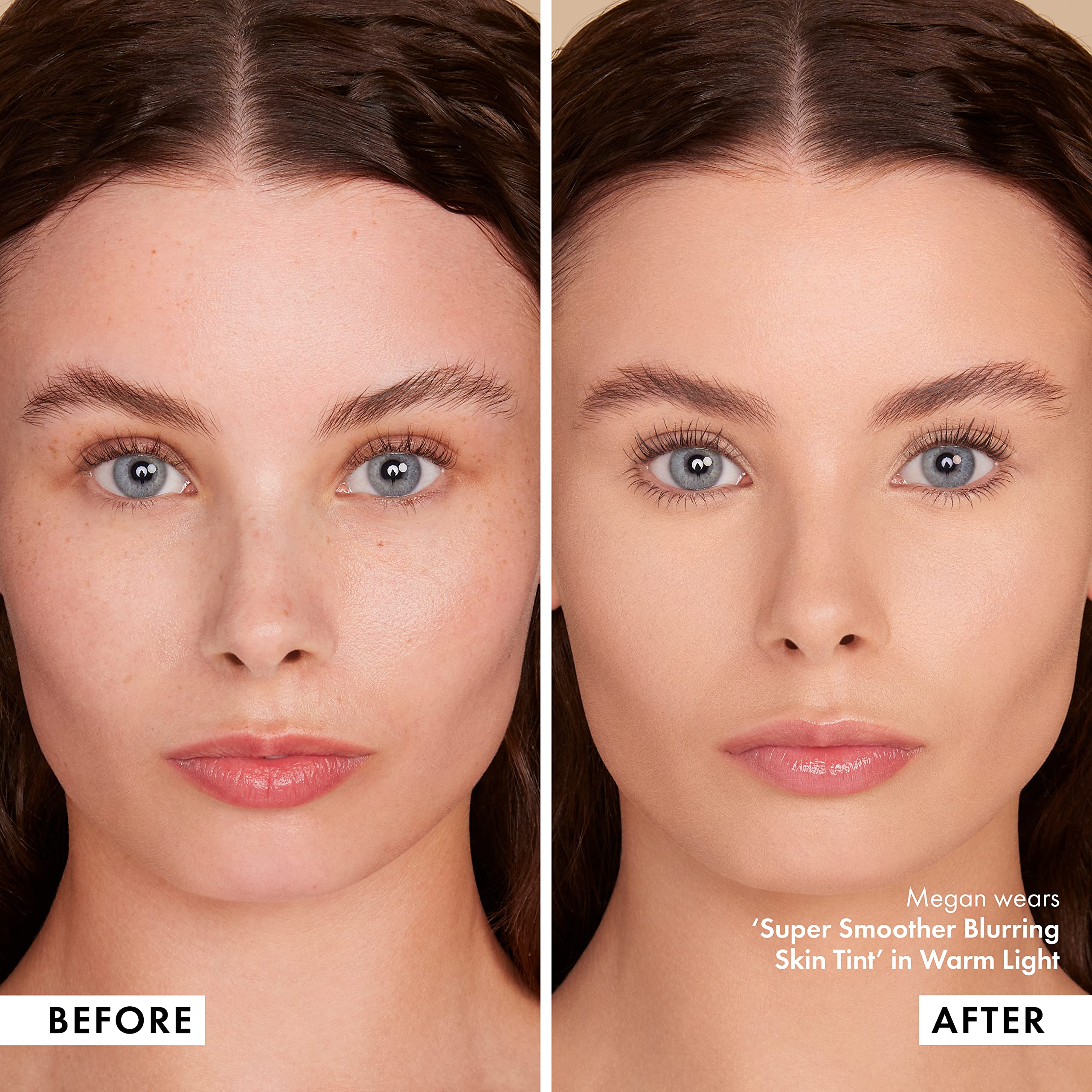 ICONIC LONDON Super Smoother Blurring Skin Tint | Light to Medium Coverage, Hydrating, Ultra-Lightweight Tinted Moisturizer, Cruelty-Free, Vegan Makeup (Warm Light) 1.01 Fl oz - Image 3