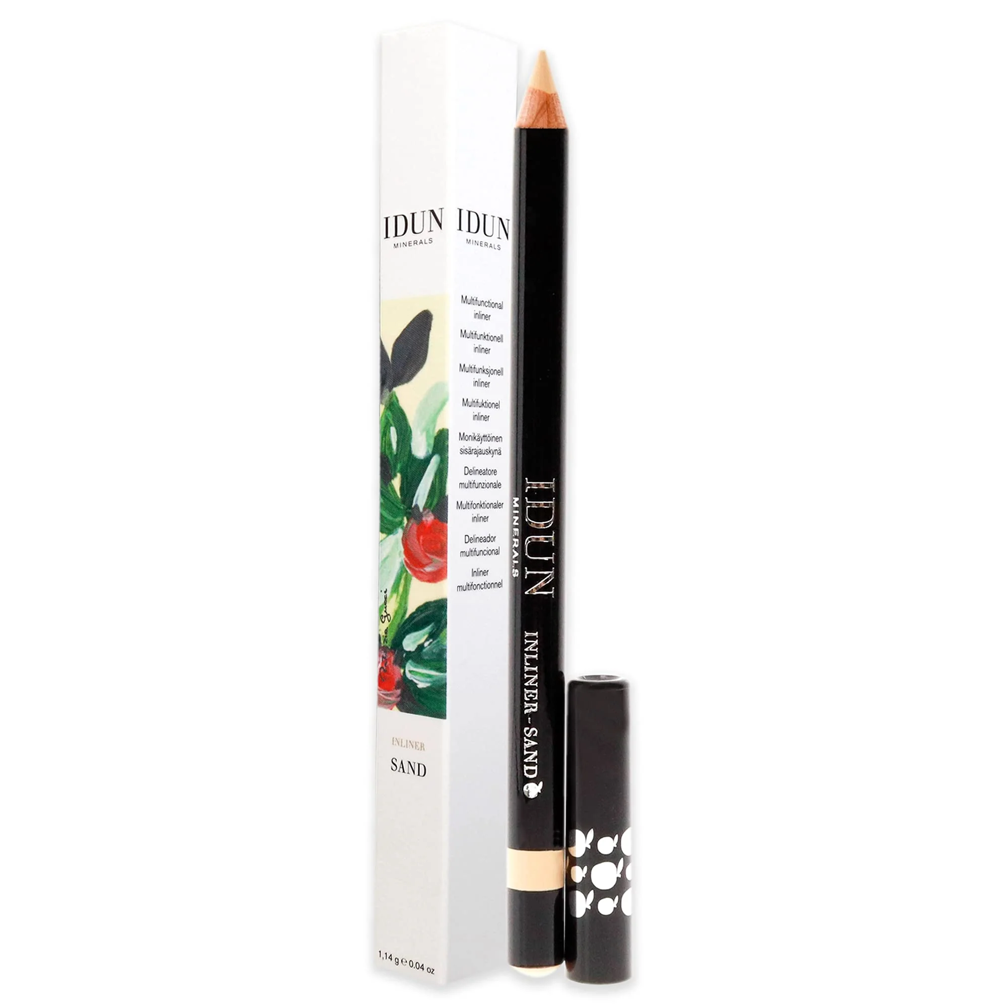 IDUN Minerals Creamy Eyeliner - Precision Pen for Flawless Eye Looks - Skin Nourishing Mineral Formula - Fine Tipped Point and Angled Smudging Tool for Sharp or Smoky Designs - 103 Sand - 0.012 oz - Image 2