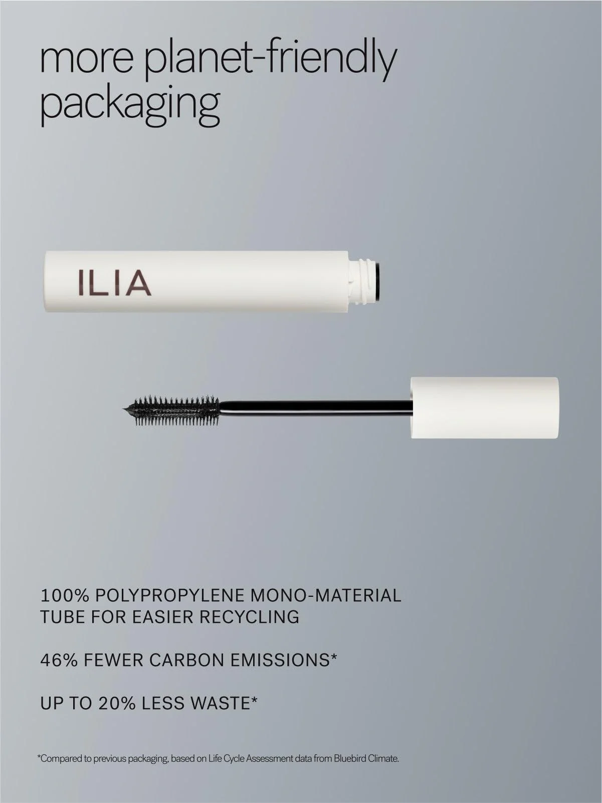 ILIA - Limitless Lash Mascara | Lightweight, Nourishing, Lengthening, Lifting | Flake + Smudge-Resistant | Non-Toxic, Cruelty-Free, Ophthalmologist-Tested, Safe For Sensitive Eyes (Soft Black) - Image 3
