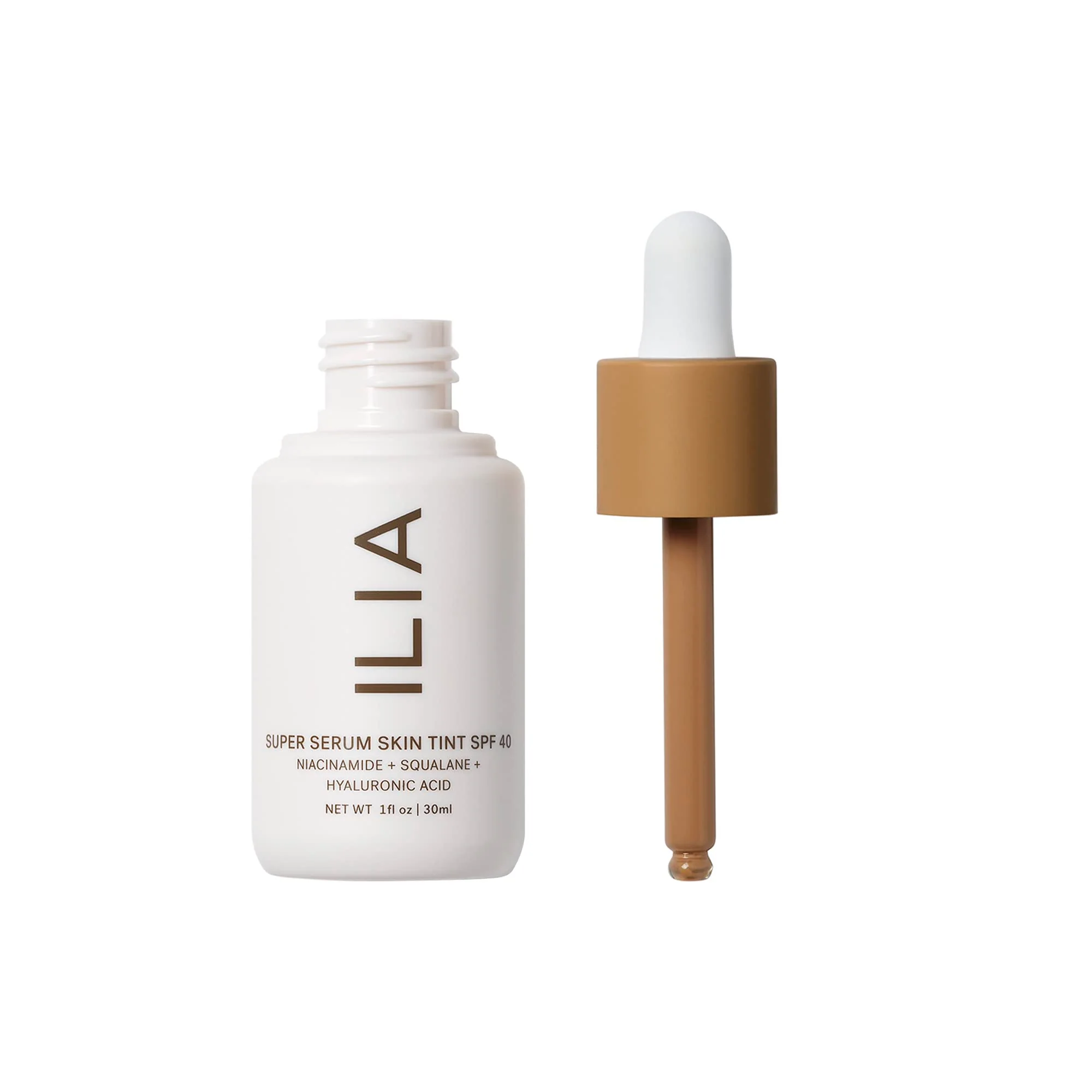 ILIA - Super Serum Skin Tint SPF 40 | Non-Comedogenic, Vegan, Lightweight to Help Against Blue Light, + Pollution while Hydrating, Smoothing, + Refining (Papakolea ST12.75, 1 fl oz | 30 ml) - Image 8