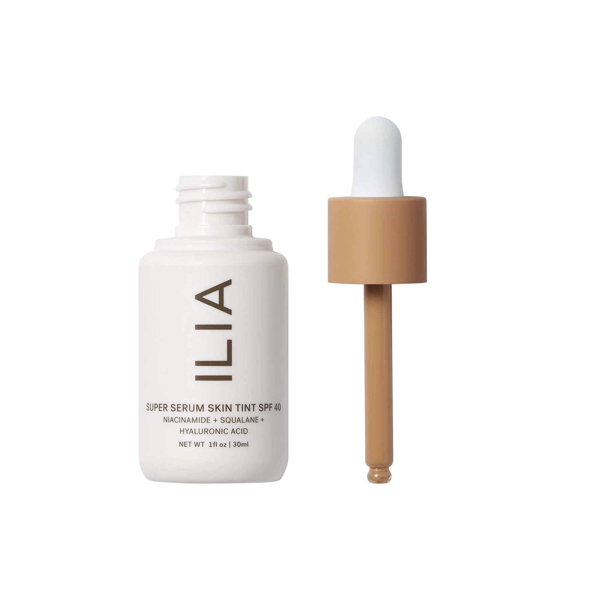 ILIA - Super Serum Skin Tint SPF 40 | Non-Comedogenic, Vegan, Lightweight to Help Against Blue Light, + Pollution while Hydrating, Smoothing, + Refining (Porto Ferro ST10, 1 fl oz | 30 ml) - Image 9