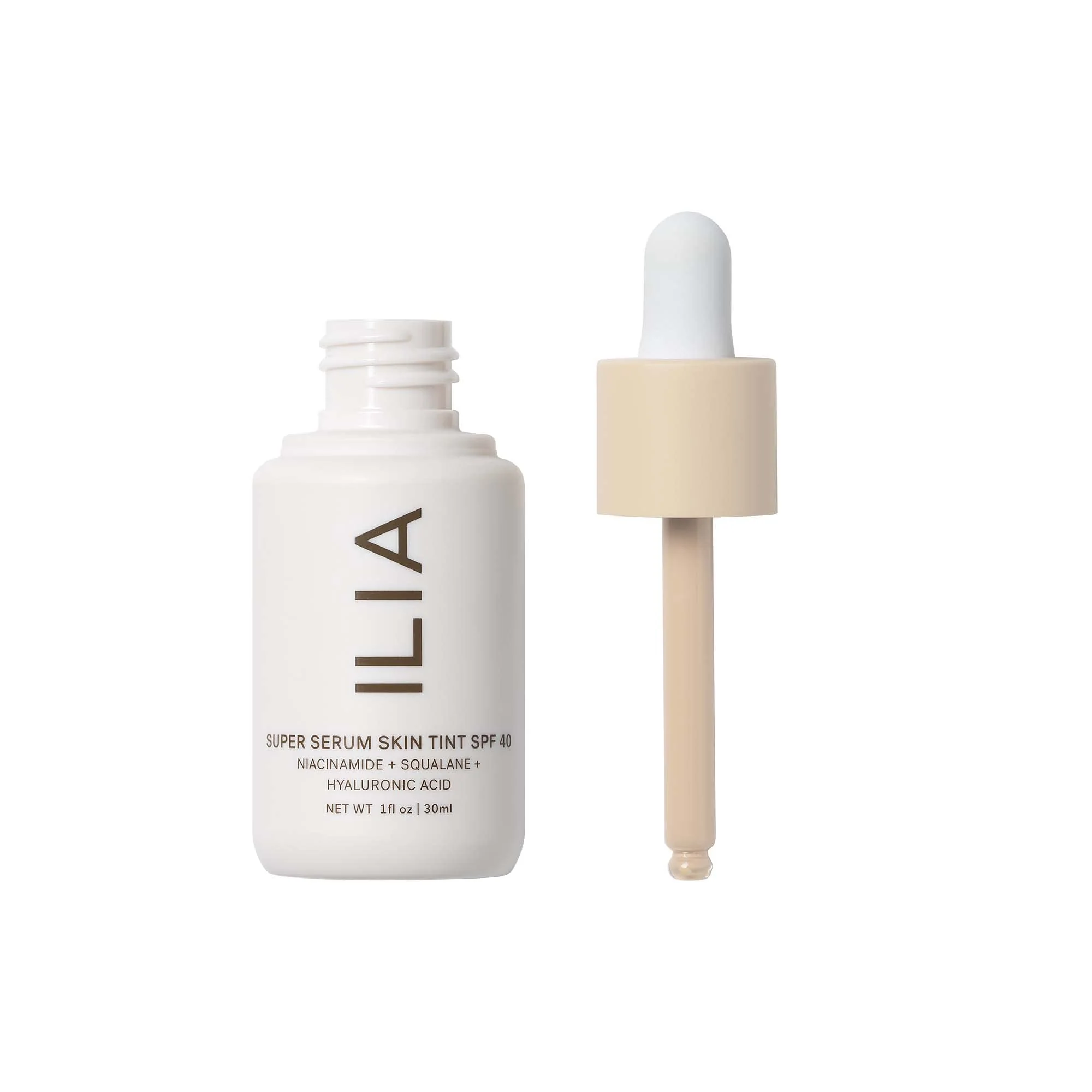 ILIA - Super Serum Skin Tint SPF 40 | Non-Comedogenic, Vegan, LIghtweight to Help Against Blue Light, + Pollution while Hydrating, Smoothing, + Refining (Rendezvous ST1, 1 fl oz | 30 ml) - Image 8
