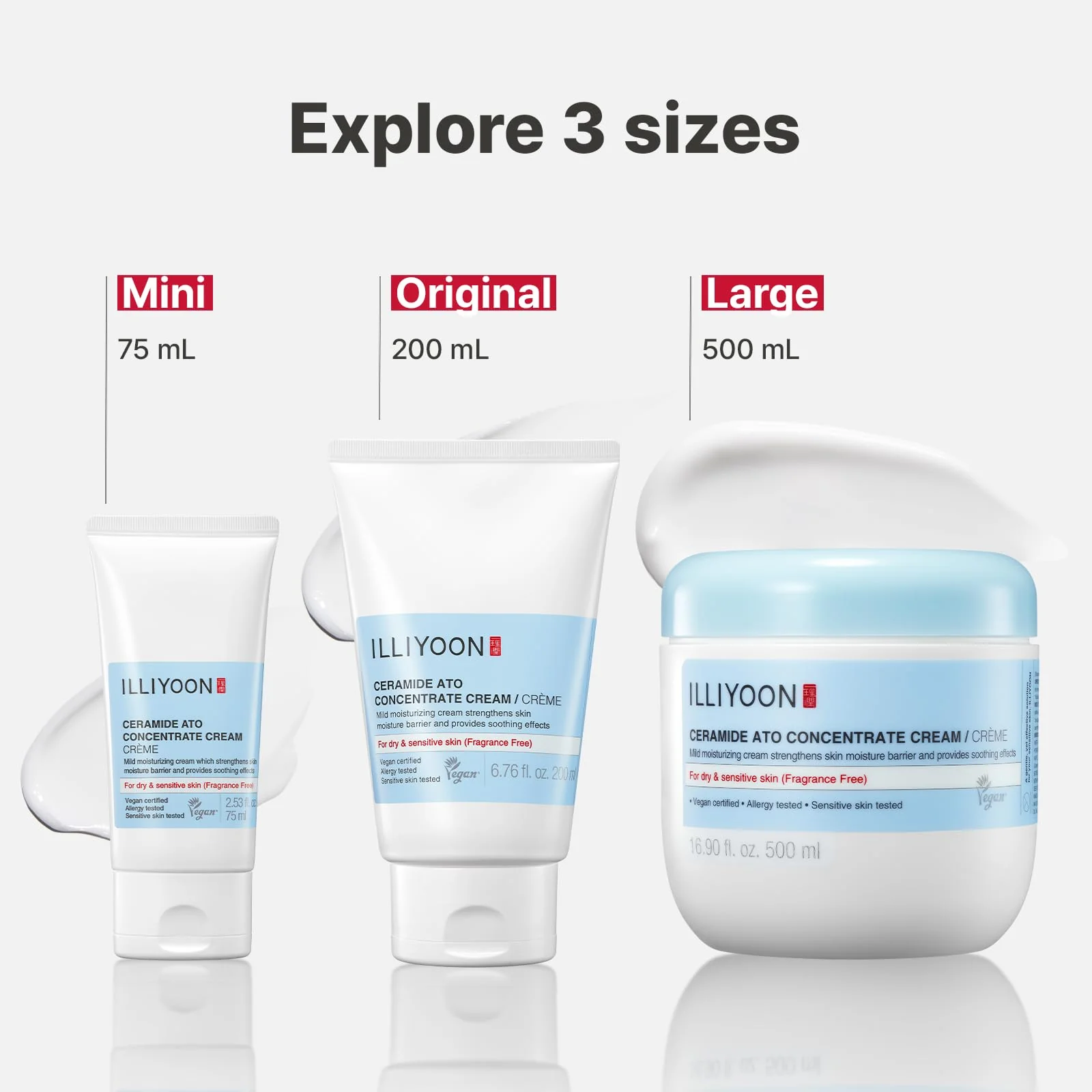 Illiyoon Ceramide Ato Concentrate Cream 500ml(16.9oz) - Image 2