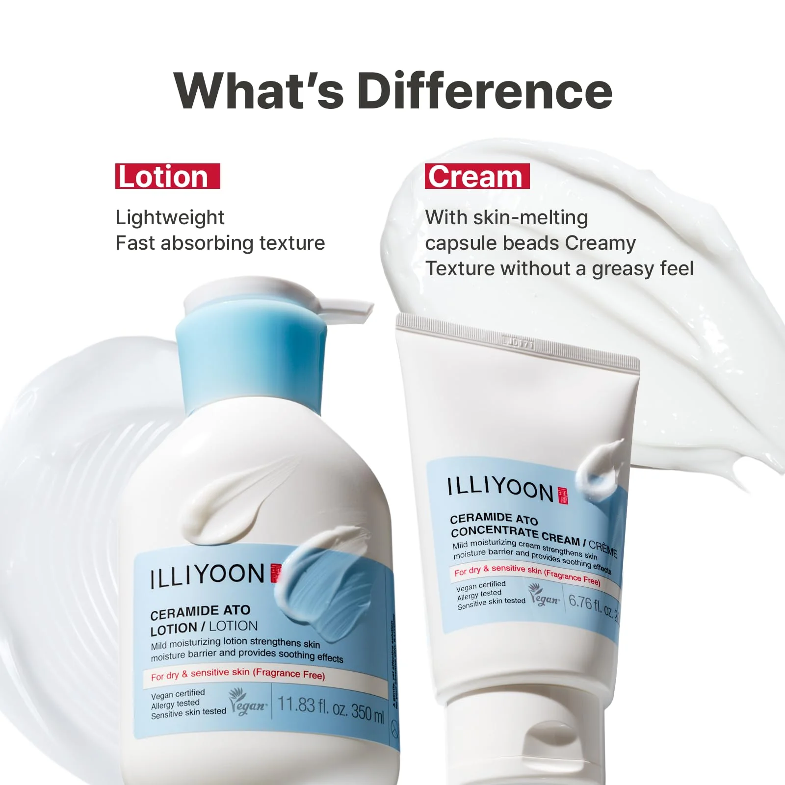 Illiyoon Ceramide Ato Concentrate Cream | Moisturizer for Dry & Sensitive Skin, 100hr Lasting Hydration, For Face & Body, Gentle for Infants, Moisture Barrier Repair, Vegan Certified, 6.76 fl.oz. - Image 4
