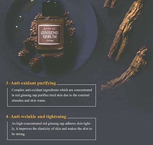 [I'M FROM] Ginseng Serum, 30ml, elasticity, anti-wrinkle, 7.98% ginseng extract - Image 4