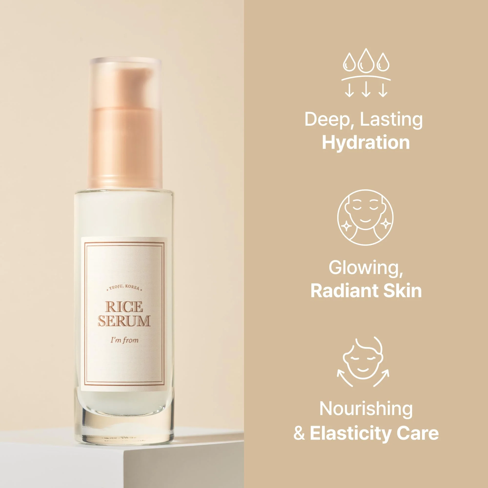 I'm from Rice Serum, Korean Fermented Rice Embryo Extract Boosts Collagen, Vitality, Radiant Glowing Skin, Niacinamide, Vitality to Dull Skin, Nourishing, Moisturizing - Image 10