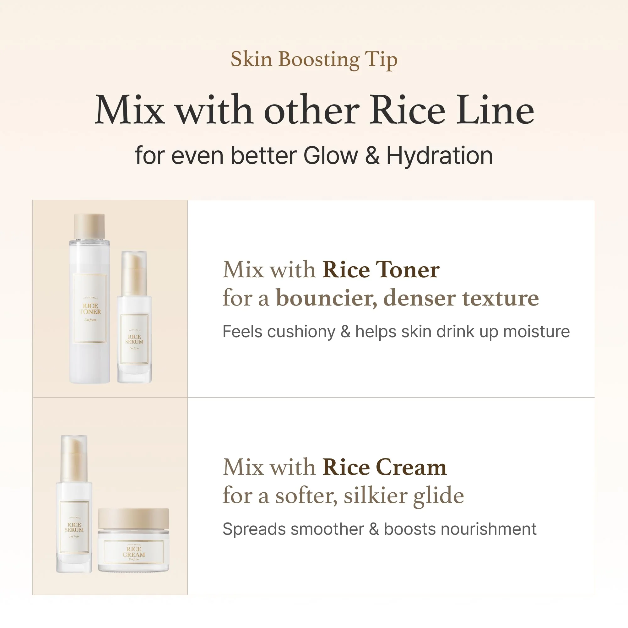 I'm from Rice Serum, Korean Fermented Rice Embryo Extract Boosts Collagen, Vitality, Radiant Glowing Skin, Niacinamide, Vitality to Dull Skin, Nourishing, Moisturizing - Image 6